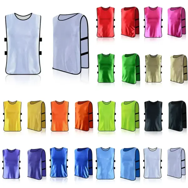 Football Vest Jerseys Sports Training BIBS Vests Basketball Cricket Soccer Football Rugby Mesh Football Sports Equipment - Image 2